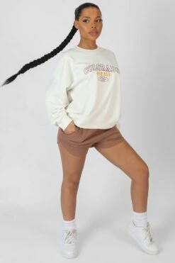 Colorado Springs Oversized Sweatshirt Ecru -LoafLuxe Shop StudioSession 760copy