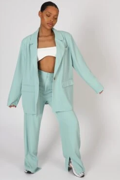 Oversized Dad Blazer Peppermint -LoafLuxe Shop StudioSession 763 3