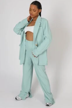 Oversized Dad Blazer Peppermint -LoafLuxe Shop StudioSession 769 3