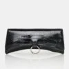 The Kemi Black Arched Crossbody Mini Handbag -LoafLuxe Shop black1 8dd3686b acb1 42c8 8481 be092f964982