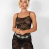Second Skin Lace Cami Mini Dress Black -LoafLuxe Shop casey03.083160copy