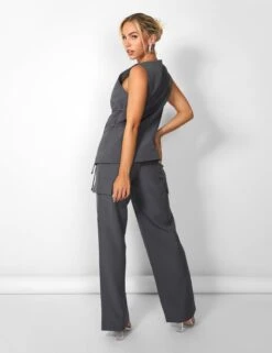 Public Desire Kaiia Wide Leg Cargo Trousers In Charcoal Grey 20 Public Desire Kaiia Wide Leg Cargo Trousers In Charcoal Grey -LoafLuxe Shop casey03.084455