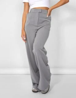 Kaiia Tailored Trousers Grey -LoafLuxe Shop casey03.084974copy
