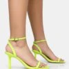 Yara Lime Pu Barely There Mid Stiletto Heels 1 Yara Lime Pu Barely There Mid Stiletto Heels -LoafLuxe Shop flipped2