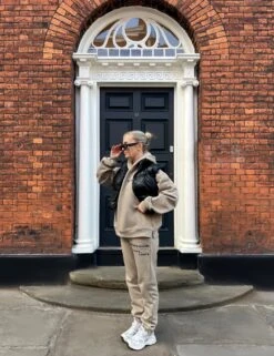 Oversized Fit Printed Joggers Elm -LoafLuxe Shop image00396copy2