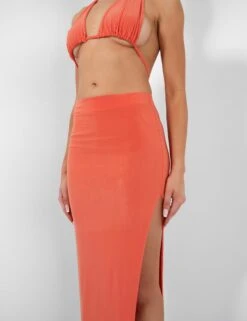 Slinky Midaxi Skirt Orange -LoafLuxe Shop kaiia02.050388 673cbd45 3da3 49c6 8b9d fb17a396670f