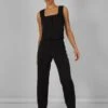 Tailored Extreme High Waisted Slim Leg Trousers Black -LoafLuxe Shop kaiia02.052838