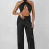 Plisse Trouser Black -LoafLuxe Shop kaiia11.10 895