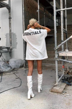 Mine Wide Fit White PU Knee High Boots -LoafLuxe Shop mine 001 90ec9eb2 3154 49c1 ac98 a78b22de1a04