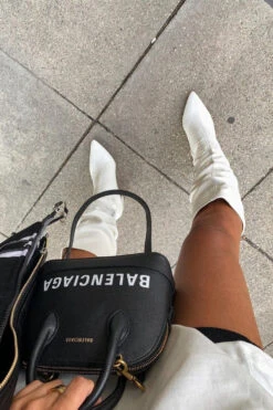 Mine Wide Fit White PU Knee High Boots -LoafLuxe Shop mine 002 7d8c153d b593 4469 82a4 9581b26580b0