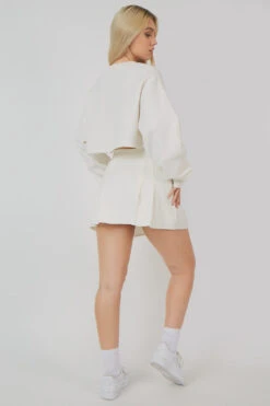 Tennis Skirt White -LoafLuxe Shop mski00098 1500