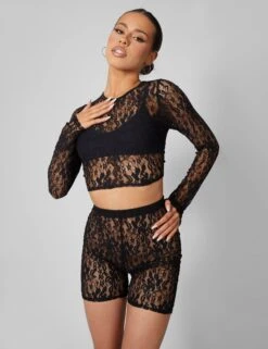 Second Skin Lace Short Black 9 Second Skin Lace Short Black -LoafLuxe Shop pdc21.034619Mar212023copy